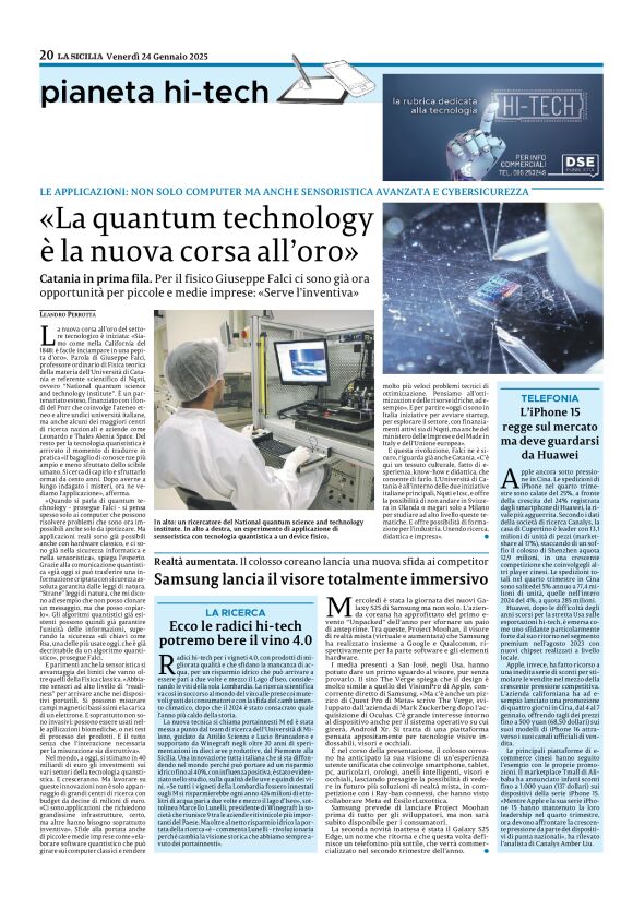 La quantum technology è la nuova corsa all’oro